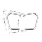 Chrome Engine Guard Crash Bar for Triumph Bonneville T100 T120 (2016–2020)