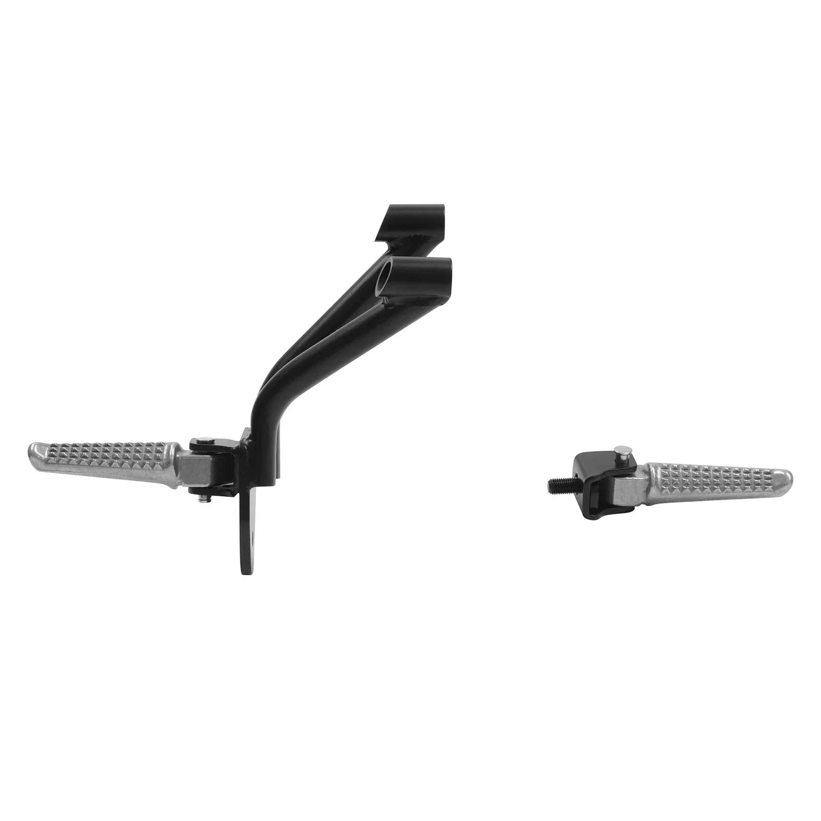 Black Passenger Footpegs Footrests for Honda Rebel CMX300 CMX500 (2017-2025)