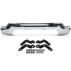 Chrome Steel Front Bumper for GMC Sierra 1500 (2019–2021) w/ Park Sensors