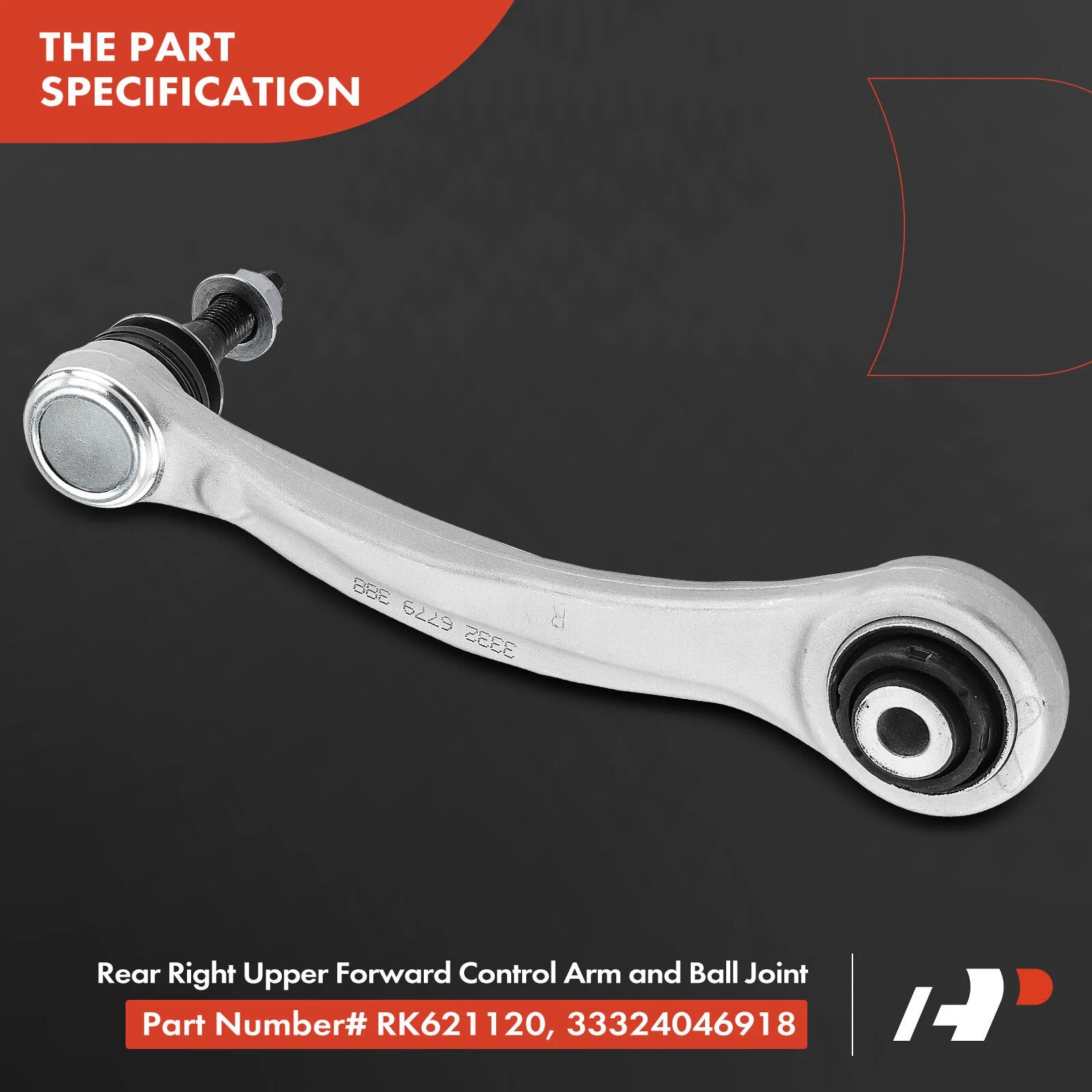 2X Rear Upper Control Arm Ball Joint for BMW X5 X6 (2007–2019)
