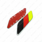 3D Aluminum Germany German Flag Badge for Fender Side Door (2000-2001)