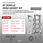 Engine Rebuild Kit for Hyundai Kia 2.0L G4NA (Crankshaft, Con Rods, Gasket)