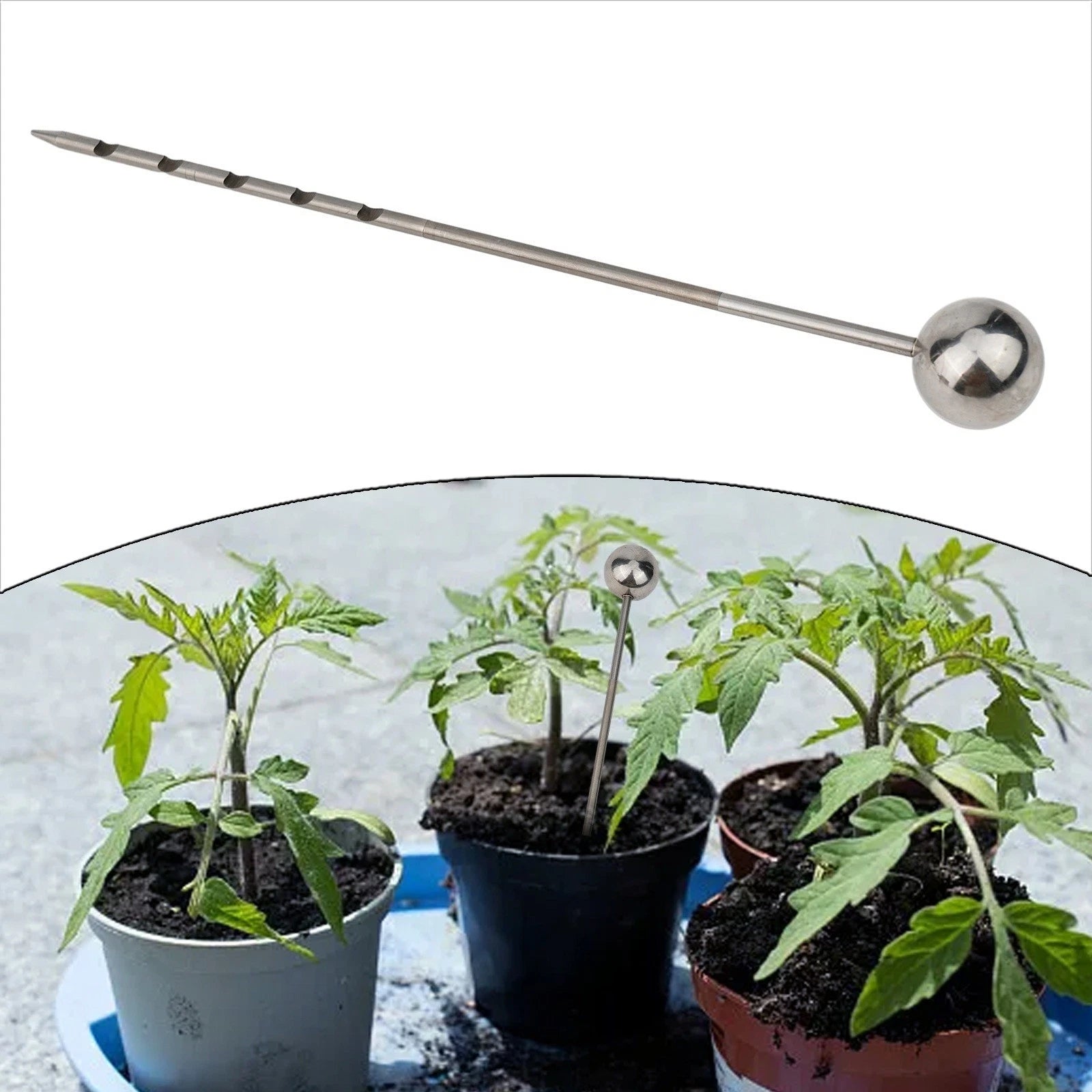 Soil Probe Sampler for Soil Testing (Stainless Steel, Waterproof)