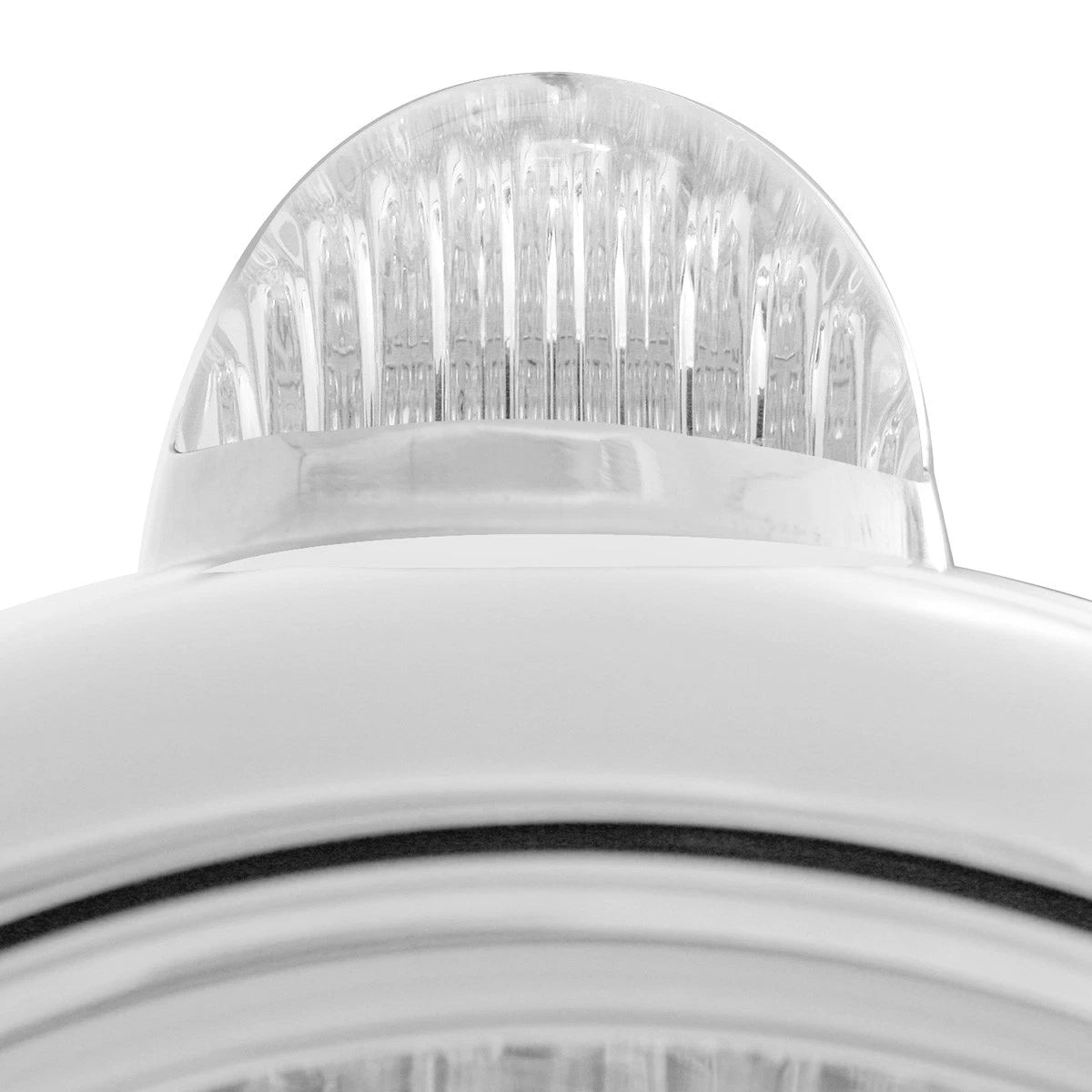 Headlight Chrome Guide with LED Turn Signal for (H6024) Clear Lens (1950–1959)