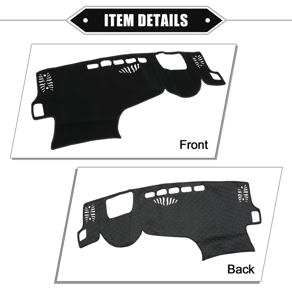 Dashboard Cover Mat for Lexus NX 250/350/450h (2022–2023) Black