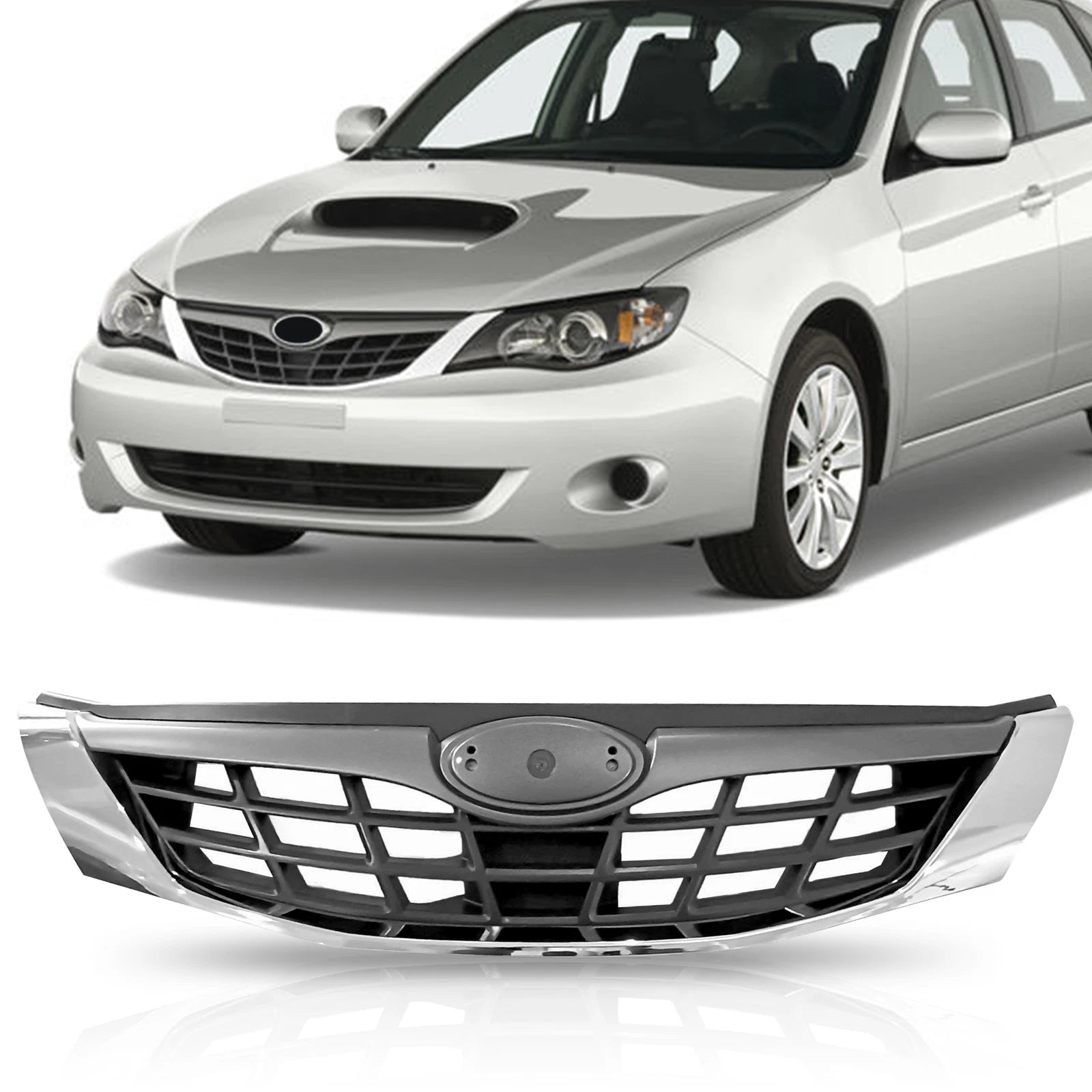 Front Grille Assembly for Subaru Impreza (2008–2011)