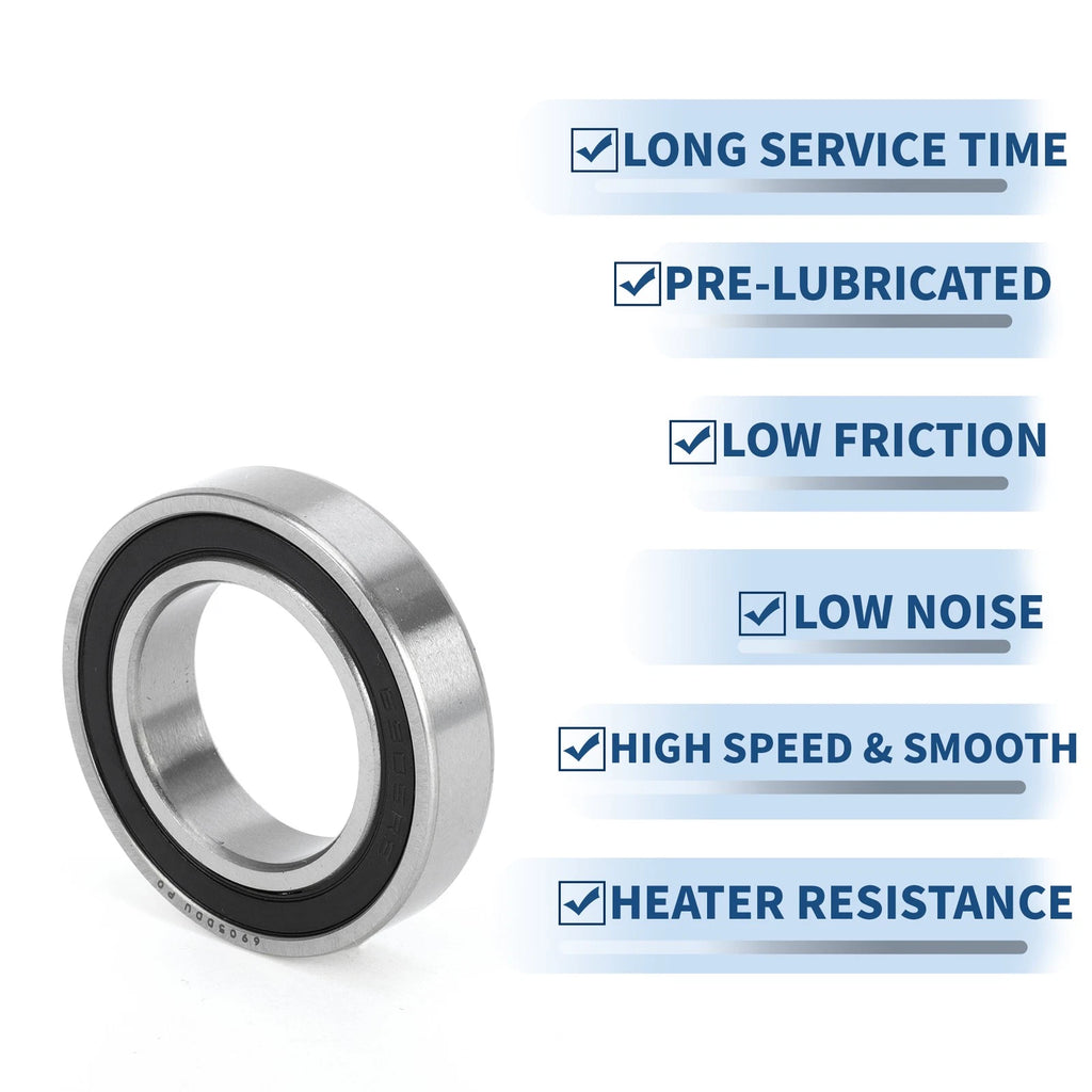 Deep Groove Ball Bearing 6905DDU for Scooter Skateboard Wheel (P0 25x42x9mm)