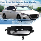 Front Passenger Side Interior Door Handle for Nissan Altima (2013–2018) No. 806713TA0D