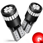 2X Pure Red T10 LED Tail Light Bulbs for (2825 168 194 175 2821 EXV)