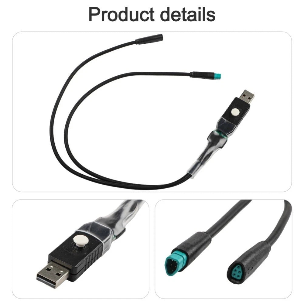 USB Programming Cable for Bafang EBIKE Motors M400 M500 M620 G521 G510