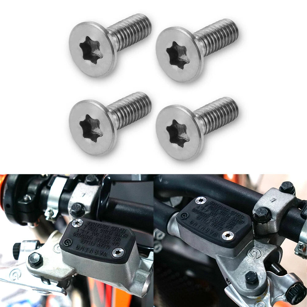 4x Front Brake Clutch Master Cylinder Screws for Husqvarna TC FC TX FX (125–501)