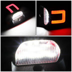 Red LED License Plate Lights for Toyota Tundra Tacoma (2000–2015)