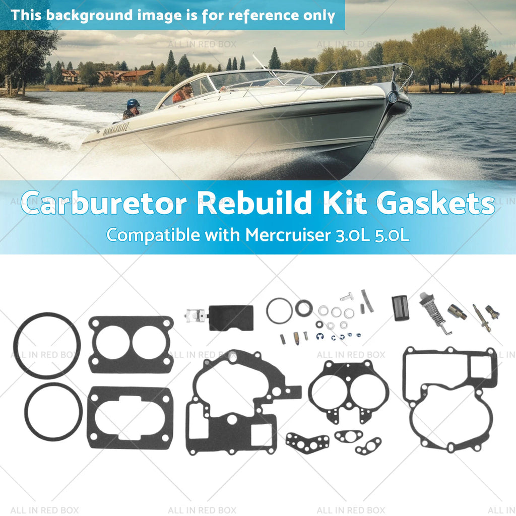 Carburetor Rebuild Kit 302-804844002 for Mercruiser 3.0L 5.0L