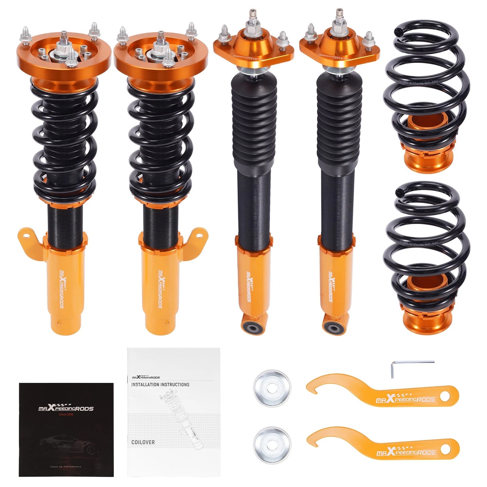24 Way Adjustable Coilovers for BMW E46 3 Series (1998–2006)