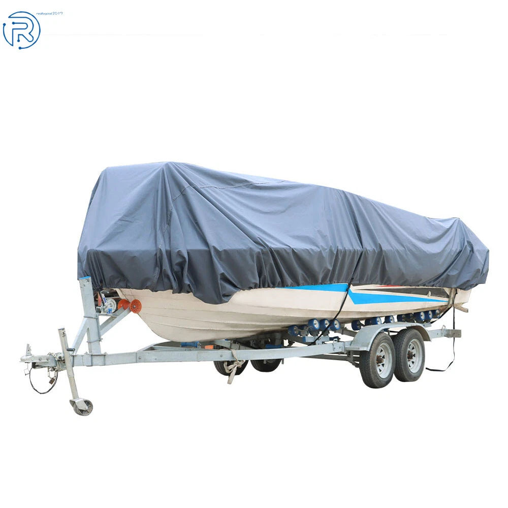 Heavy 600D Marine Grade Polyester Waterproof Boat Cover for Trailerable Boats