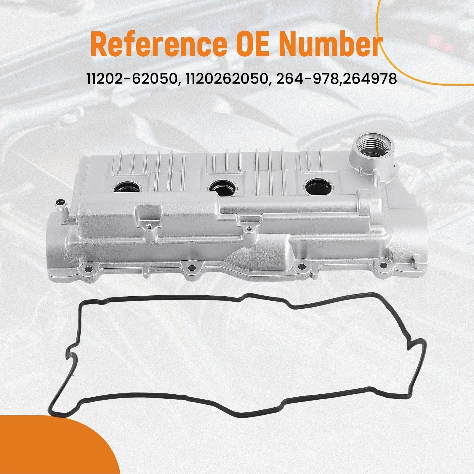Left Valve Cover for Toyota 4Runner Tacoma 3.4L V6 (2003–2015)