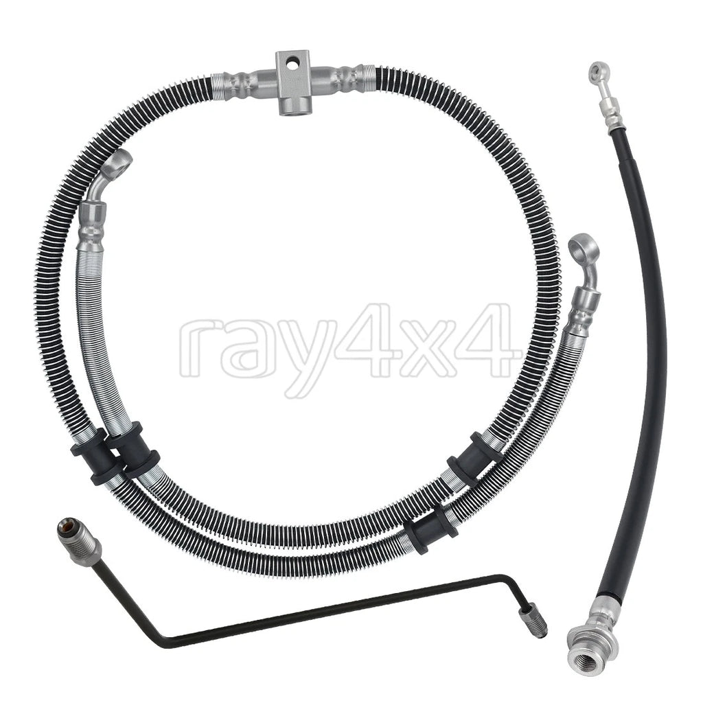 Front Brake Hose Line & Pipe Kit for Yamaha Grizzly 450 4x4 (2011–2014)