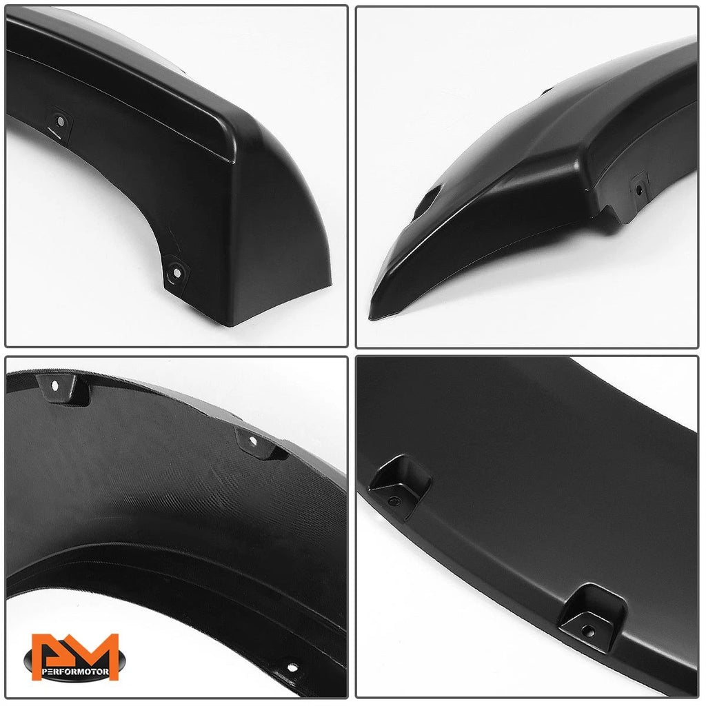 Set of 4 Pocket-Riveted Fender Flares for Ford F250/F350 SD (2011–2016)