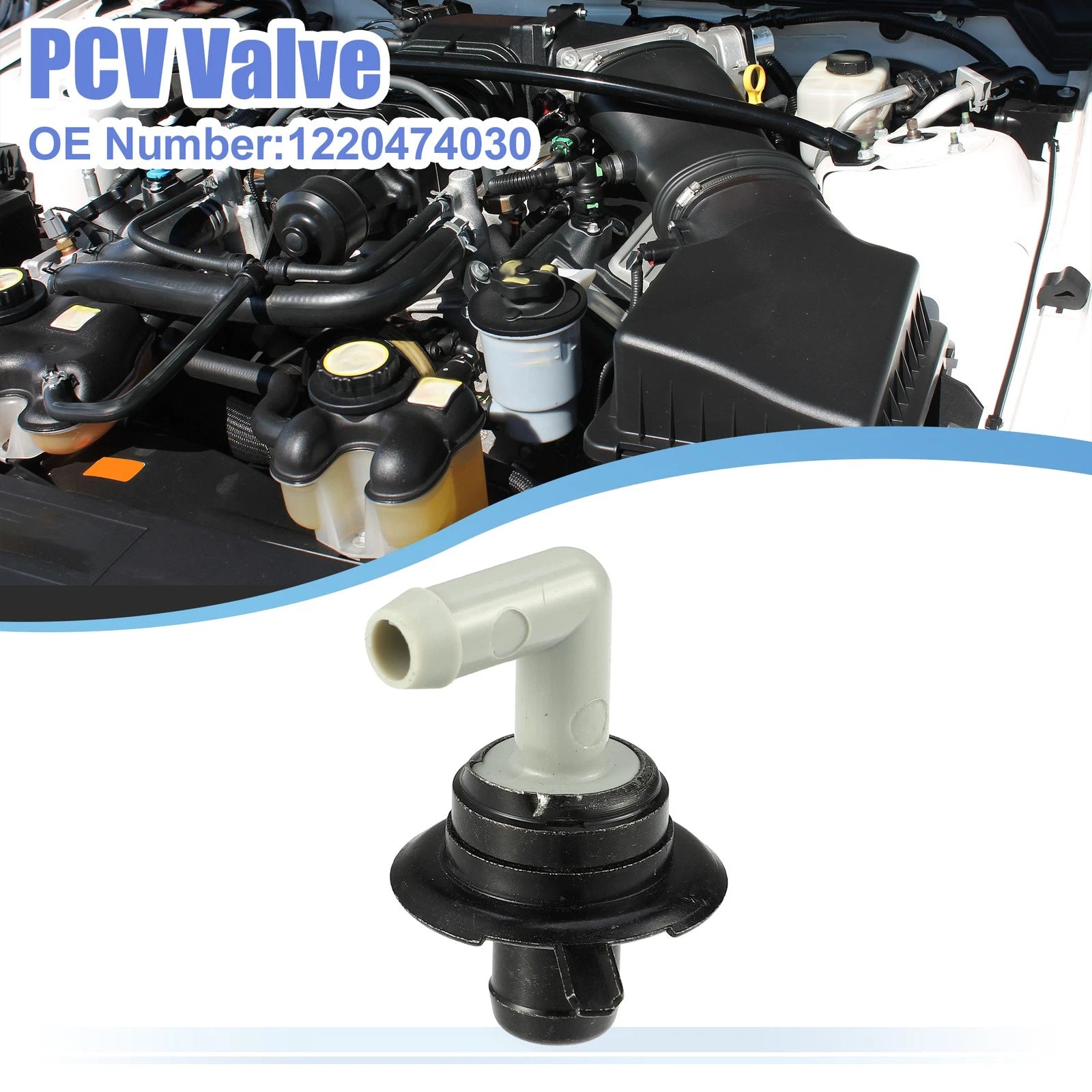 PCV Valve for Toyota Camry 2.2L (1997–2000) No. 1220474030