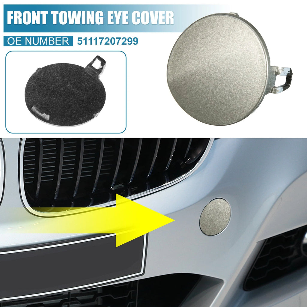 Front Bumper Tow Hook Cover 51117207299 for BMW 3 Series E90 E91 (2009–2012)