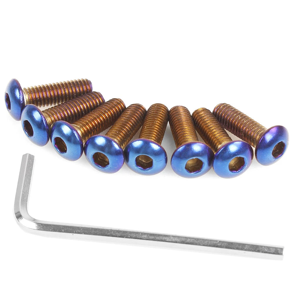 8PCS Steering Wheel Screw Kit M5x0.8 for Racing Cars