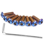 8PCS Steering Wheel Screw Kit M5x0.8 for Racing Cars