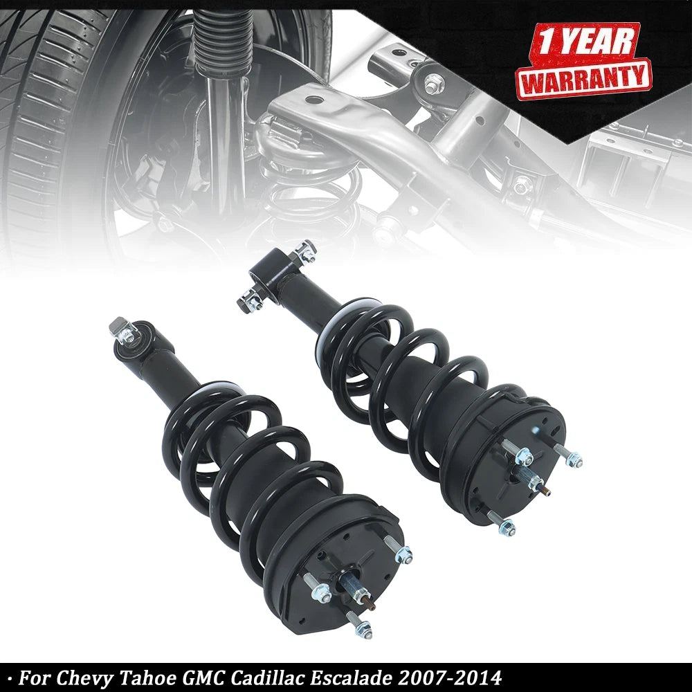 2X Front Shocks Struts for Chevy Tahoe GMC Cadillac Escalade (2007â2014)