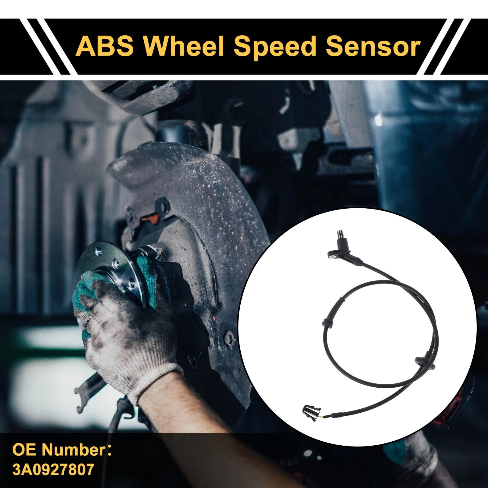 ABS Wheel Speed Sensor No. 3A0927807 for Volkswagen Passat (1994–1997)