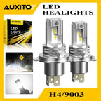 2X H4 9003 LED Headlight Bulbs for Universal Fit (2000–2023)