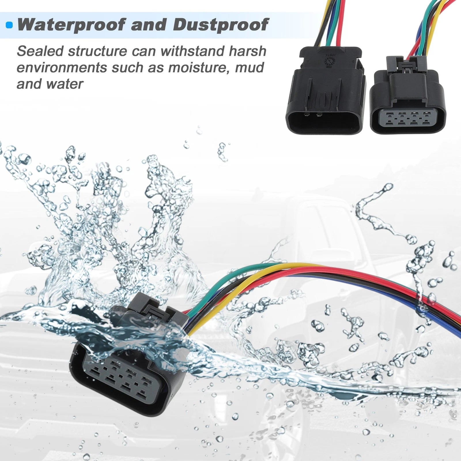 Headlight Connector Harness Plug Wire for Chevy Silverado (2007–2018)