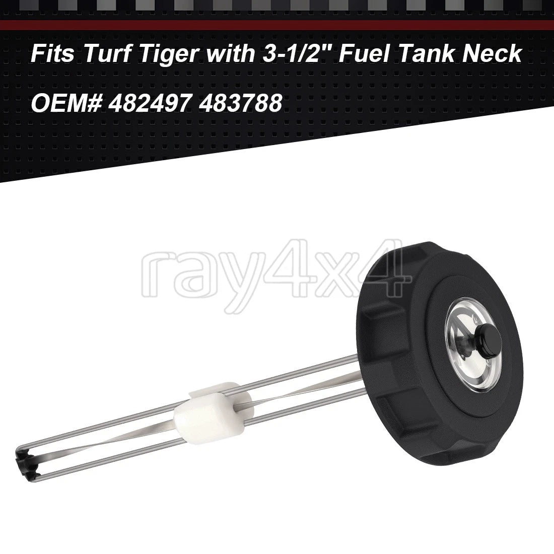 Fuel Cap w/ Gauge for Scag SMST-61A 482497 483788