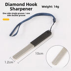 Stainless Steel Hook Sharpener for Anglers (3 Groove Patterns)