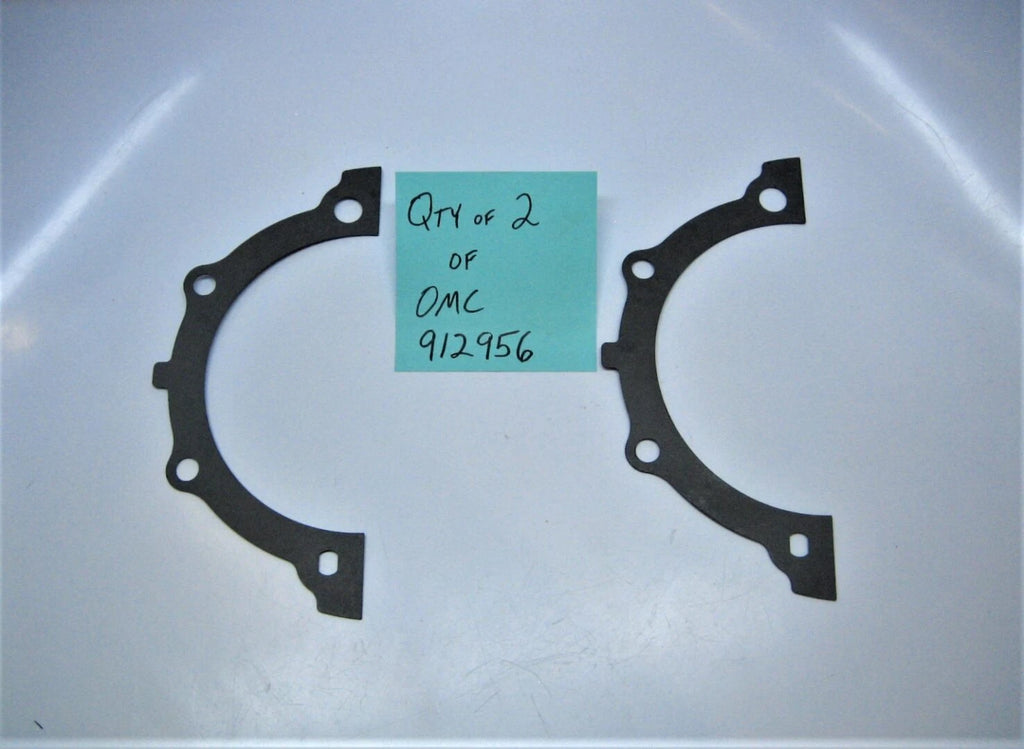 Set of 2 Crankcase Seal Gaskets for OMC Sterndrive (OEM 912956, 3852656)