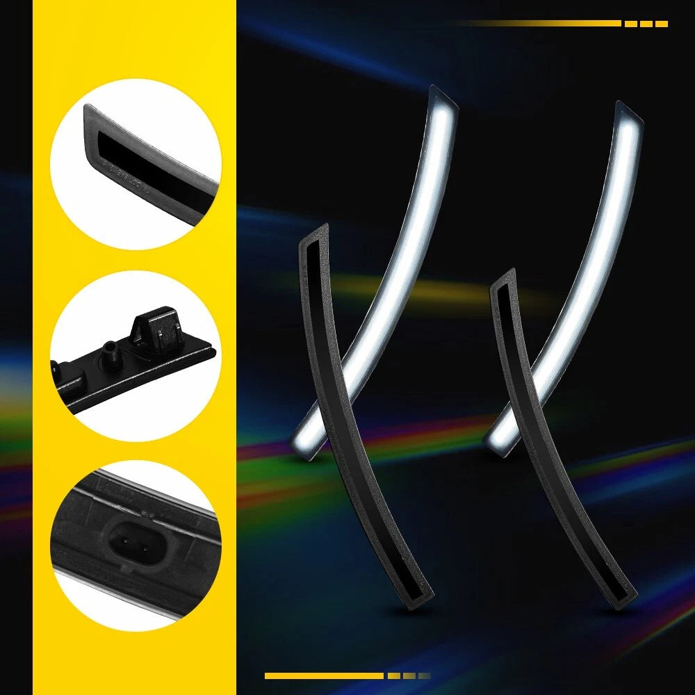 Smoked Lens LED Side Marker Signal Light for Corvette C7 (2014-2019)