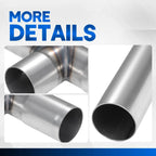 Set of 4 Exhaust H-Pipe Balance Tube Kit for Universal (2.5" OD)