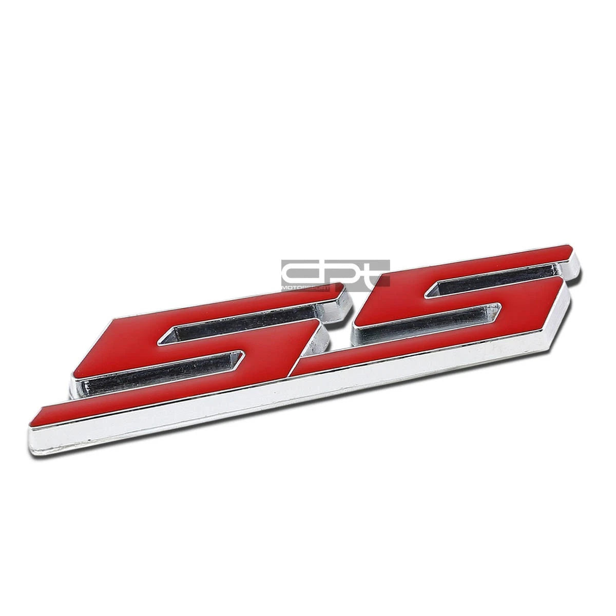 Chrome Red Bumper Trunk Grill Emblem Badge for Cobalt/Camaro SS