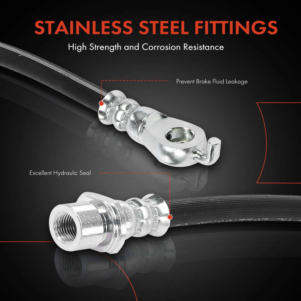 Rear Left Brake Hydraulic Hose for Toyota Sequoia (2008–2019)