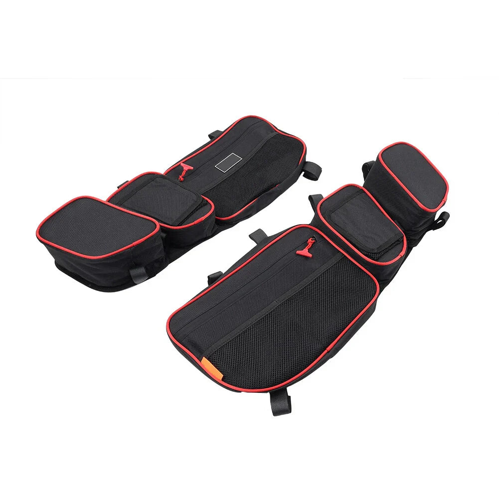 Front Side Door Storage Bags w/ Knee Pad for Can-Am Maverick X3 Turbo (17-24)