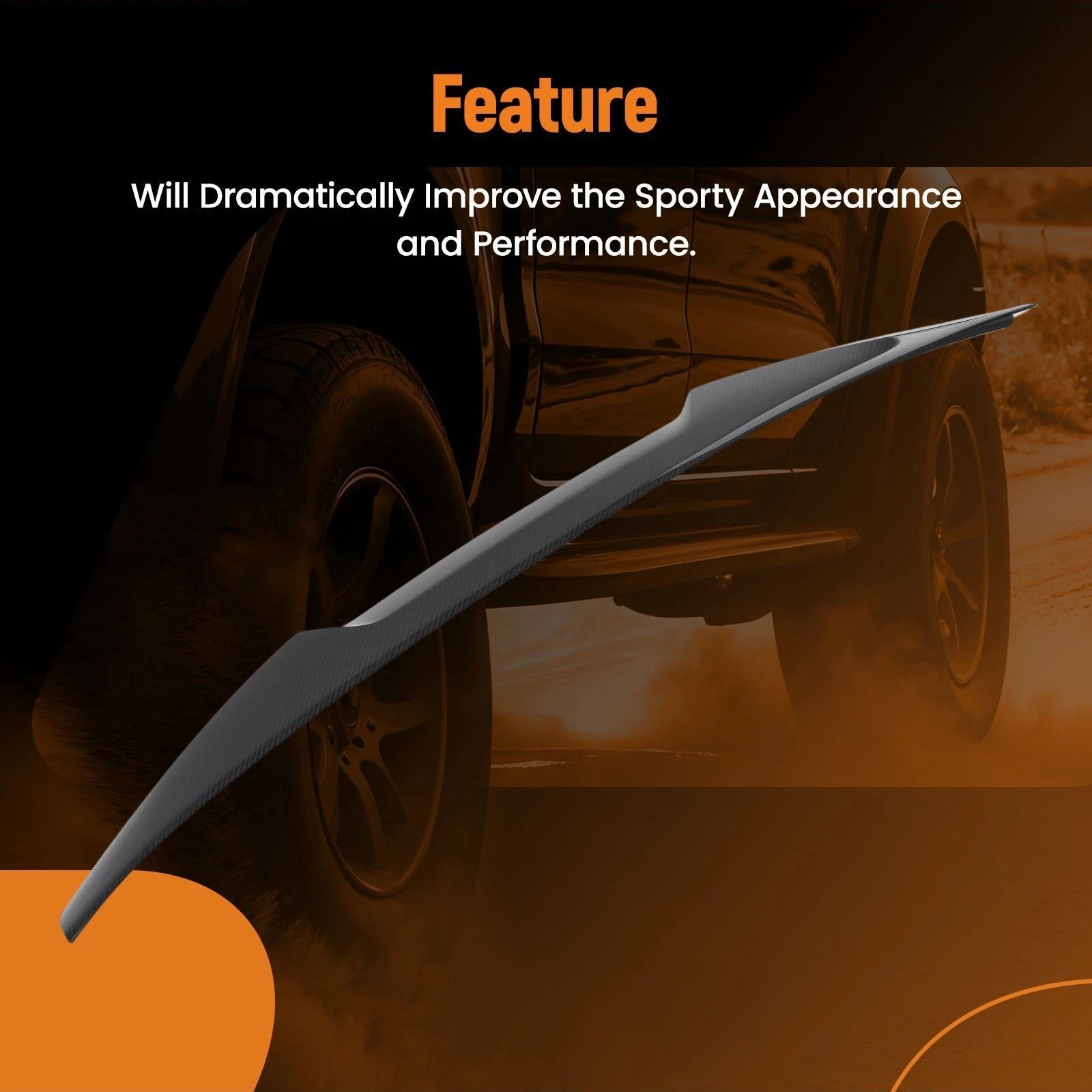Carbon Fiber Trunk Spoiler Wing for Audi A3 S3 RS3 8V (2014–2020)