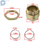 Rear Axle Lock Jam Sleeve Nut Clip for Honda TRX300EX TRX400EX TRX450ER (1993–2009)