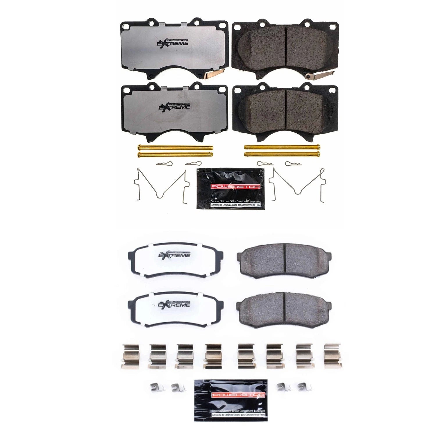 PowerStop Z36 Carbon-Fiber Ceramic Brake Pads Kit for 4Runner GX (2010–2023)