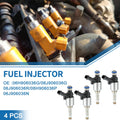 Set of 4 Fuel Injectors No. 06H906036G/06J906036N for VW Tiguan 2.0 TFSI (2007–2018)