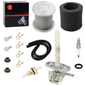 Fuel Tank Petcock Valve Switch & Air Filter for Honda CRF80F CRF100F(2004–2013)