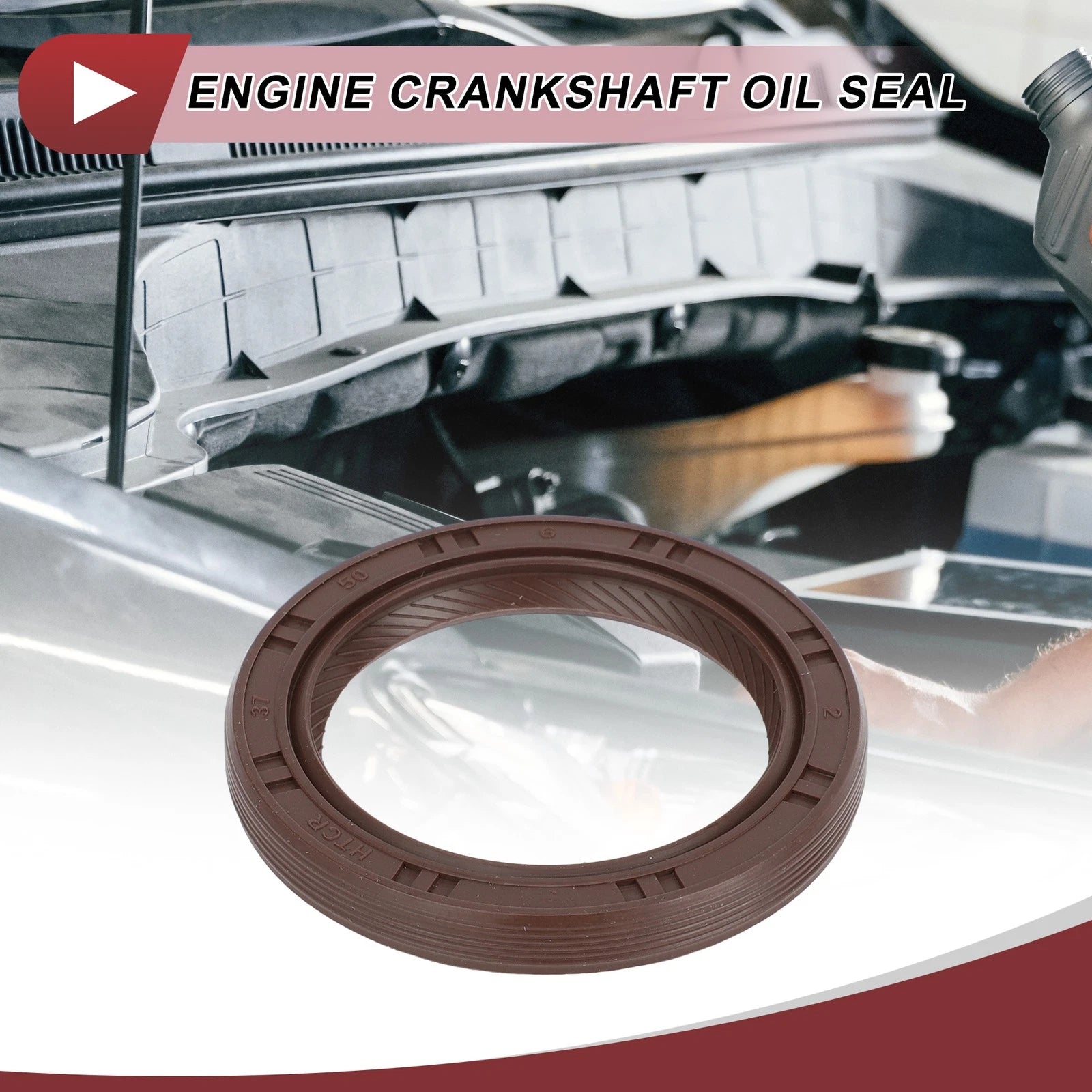 1 Pc Front Crankshaft Oil Seal for Kia Optima, Hyundai Tiburon (No. 21421-35011)