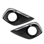 Pair Fog Light Bezel Cover Frame for Mitsubishi Outlander (2016–2019)