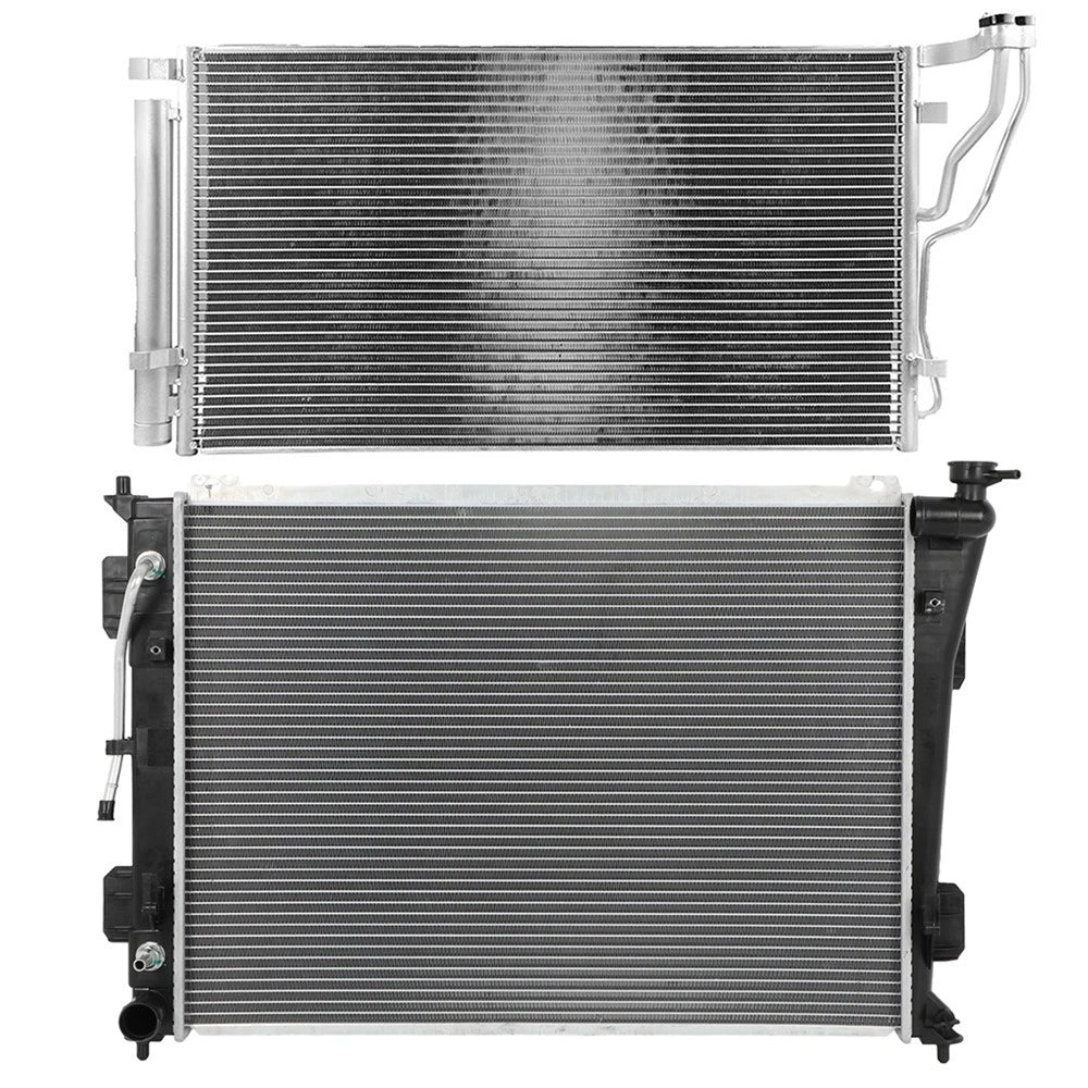 Radiator & AC Condenser Cooling Kit for Kia Optima Hyundai Sonata (2011–2014)