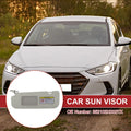 Left Driver Side Sun Visor No. 852103X000TX for Hyundai Elantra (2011–2015)
