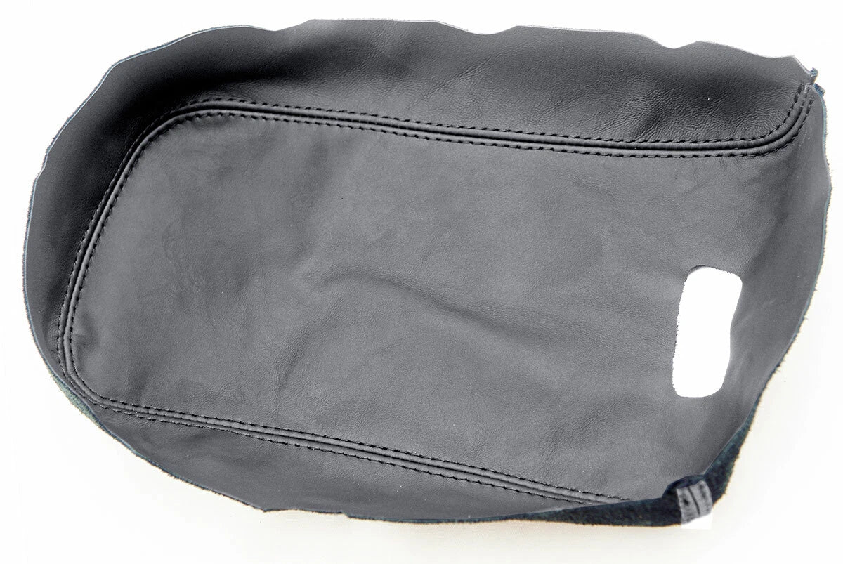 Leather Console Lid Armrest Cover for Nissan Maxima (2000–2003) Gray