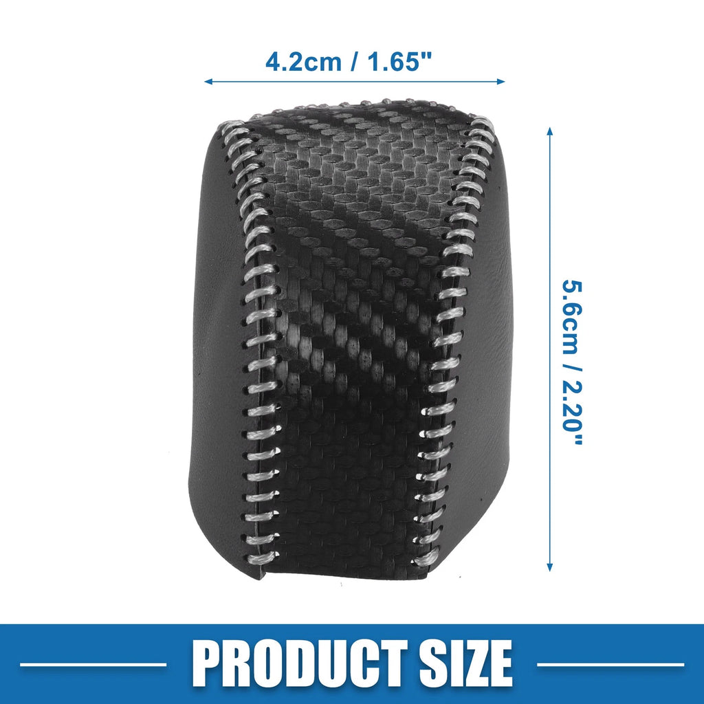 Auto Gear Shifting Knob Cover for Lexus NX250 (2022–2023) Black Gray Stitches
