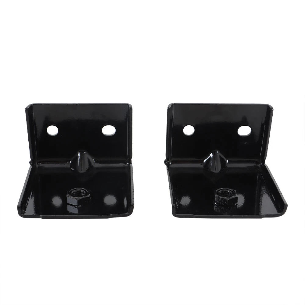 Set of 2 Front Bumper Brackets for Silverado 1500 (2016–2018) Black